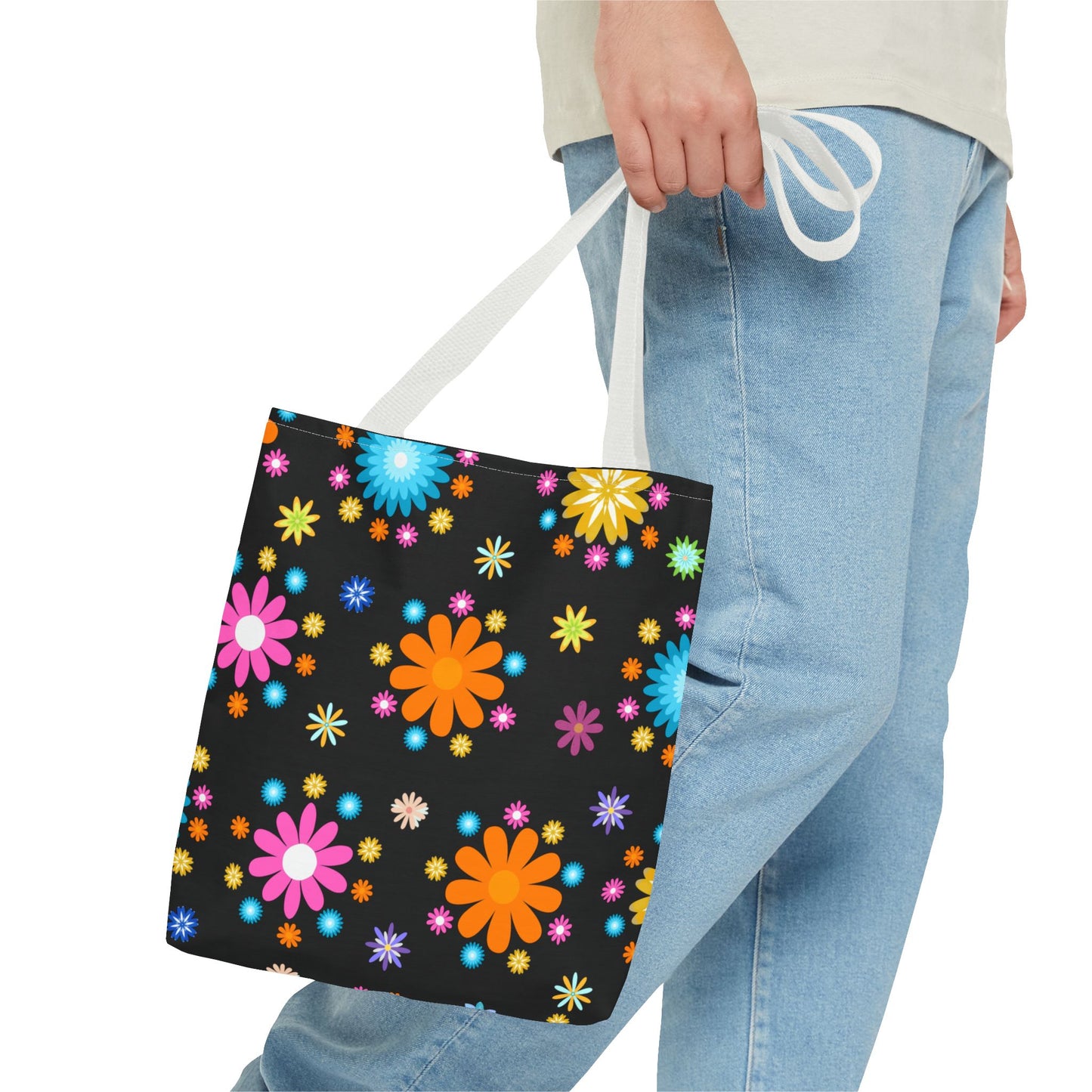 Tote Bag, flower tote bag, trendy bag, Sumer bag, Gift for her