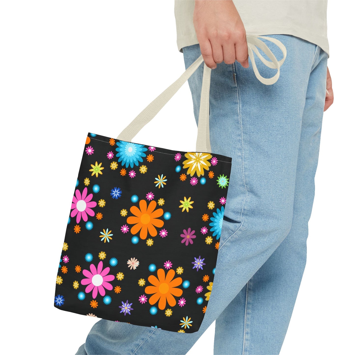 Tote Bag, flower tote bag, trendy bag, Sumer bag, Gift for her